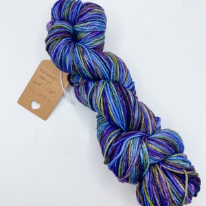 Filato di lana merino superwash Malabrigo Arroyo sport weight, filato tinto a mano - gomitolo parziale