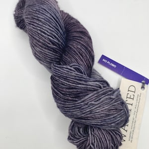 Malabrigo Washted Yarn: Hand Dyed Superwash Merino Wool, Plomo