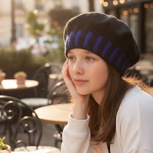 Knitted Doctoral Tam Beret Pattern (Digital Download)