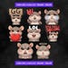 Animated Rat Emotes Pack | 8 Cute GIFs for Twitch, Discord | Kawaii Streamer Graphics, Sub Badges | Instant Digital Download image 2
