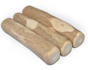 3 Bones - Coffee Wood Bones for Dogs, Dog Chew Sticks, Healthy Chew Toys 7" each