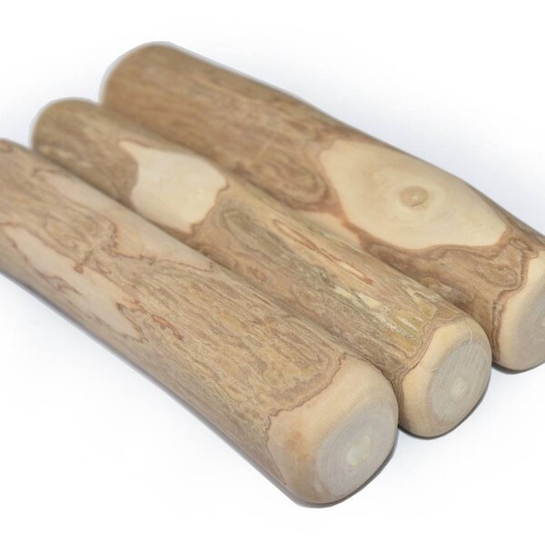 3 Bones - Coffee Wood Bones for Dogs, Dog Chew Sticks, Healthy Chew Toys 7" each