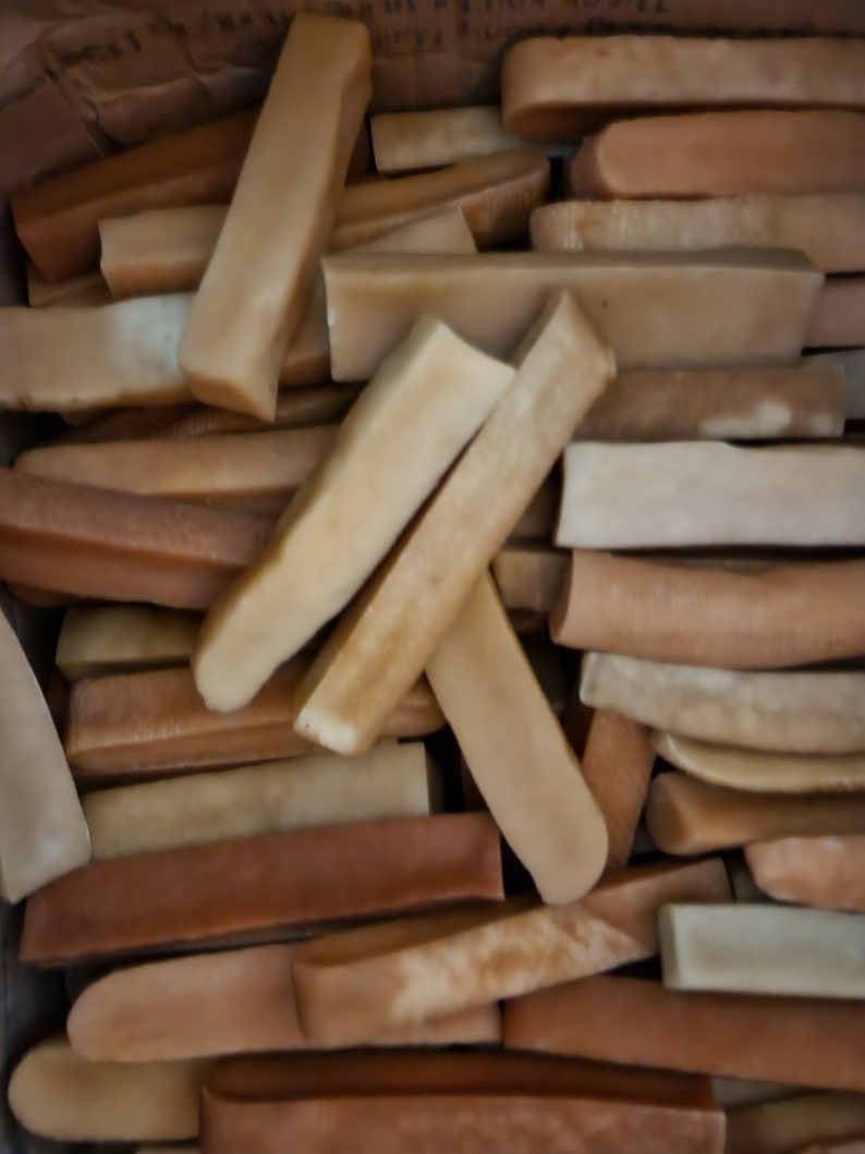 10 Chews Himalayan Yak Milk Bones Dog Chews for Dogs Organic, Each 5