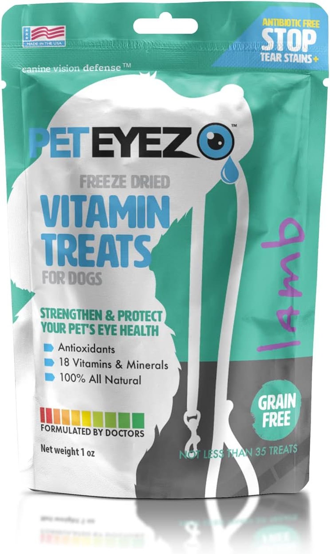 Vitamins for Dogs Pet Eyezdog Tear Stain Remover Eye Vitamins for Dogs