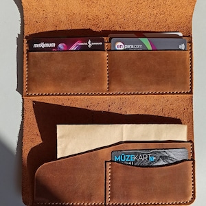 Patrón de billetera en PDF, plantillas de billeteras plegables de cuero, diseño en PDF, bricolaje - Organizador