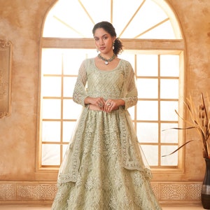 Indian Bridal Lehenga Choli, Embroidered Thread And Stone Work Lehenga Choli, Party Wear Lehenga, Bridesmaid Lehenga Choli, Chaniya Choli