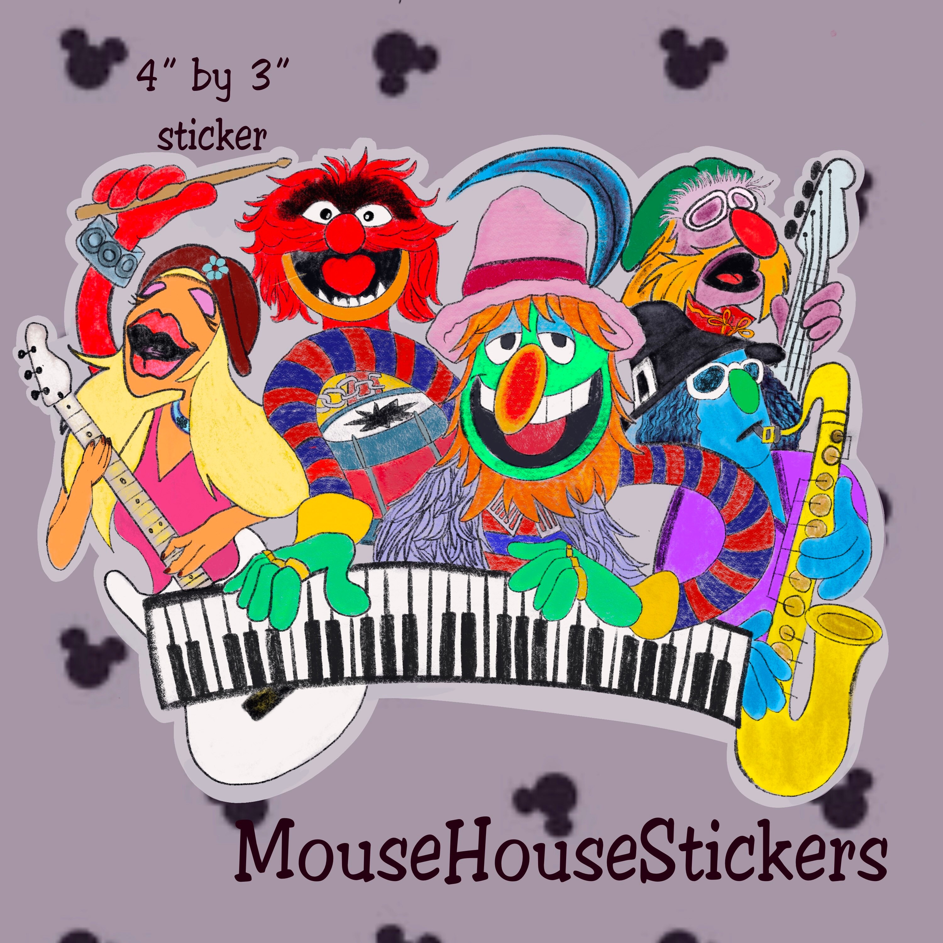 Muppetsdr. Teeth and the Electric Mayhem Inspired Clear Vinyl Etsy