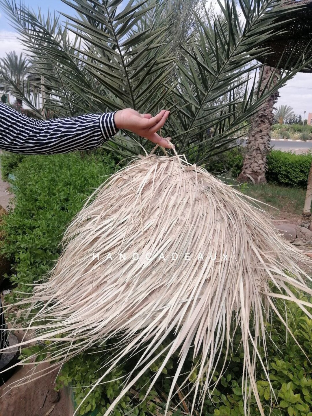 Abatjour marocain en paille abatjour en raphia en rotin et Etsy France