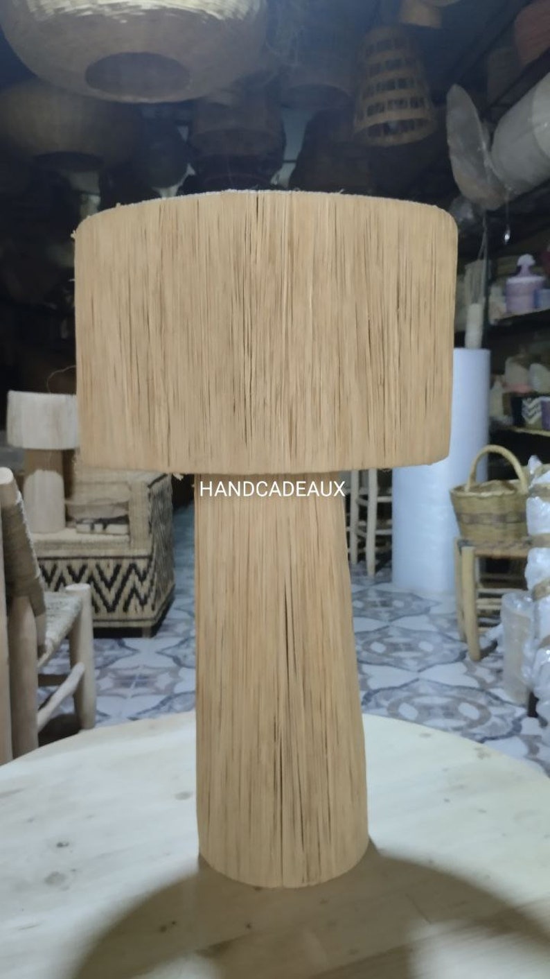 Moroccan Straw Lamp Shade Rattan Raffia Lampshade and Etsy