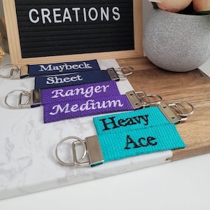 HORSE BLANKET TAG Double Sided, Large Custom Embroidered Tags For Horse Blankets, Bridle Bags, Key Fob, Luggage and More !