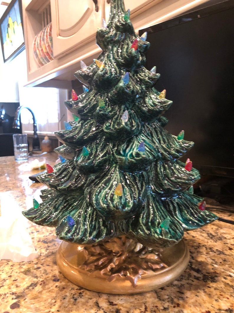 Large Ceramic Christmas Tree Etsy