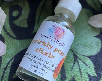 Prickly Pear Facial Elixir Oil, Handmade and Natural, Face Serum