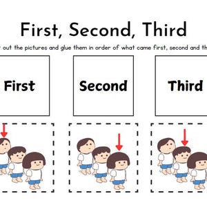 Preschool Math Workbook - Digital Download, Sequencing, Size and Weight ...