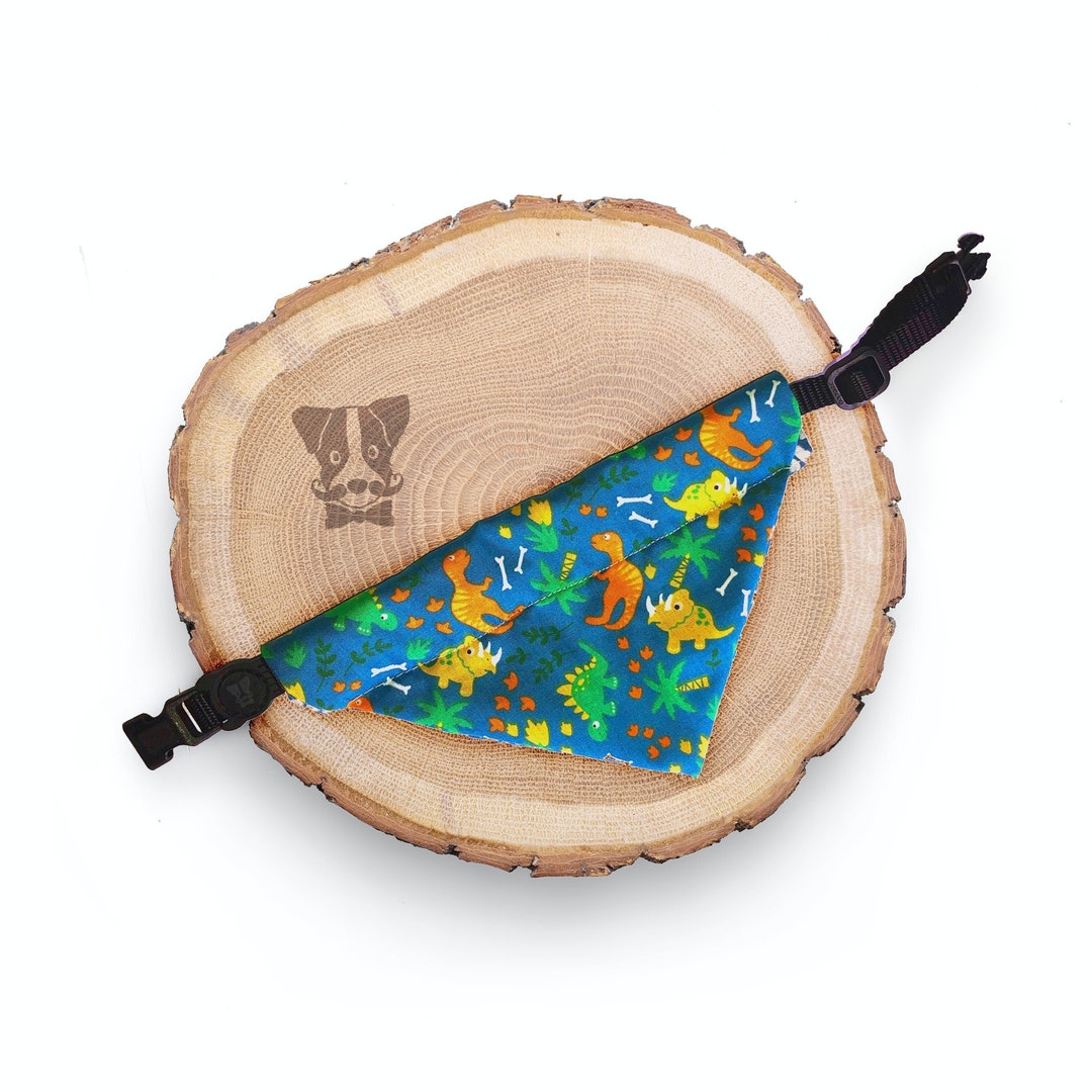 Dinosaur Themed Dog Bandana dinosaurs Bones Cute Slips Etsy UK