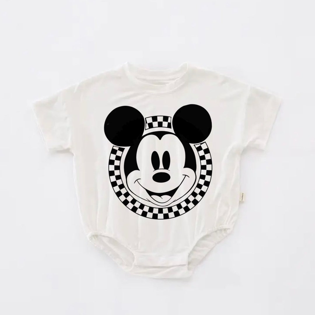Baby Cartoon Mouse Tshirt Bubble ROMPER Jumpsuit / Onesie / Etsy