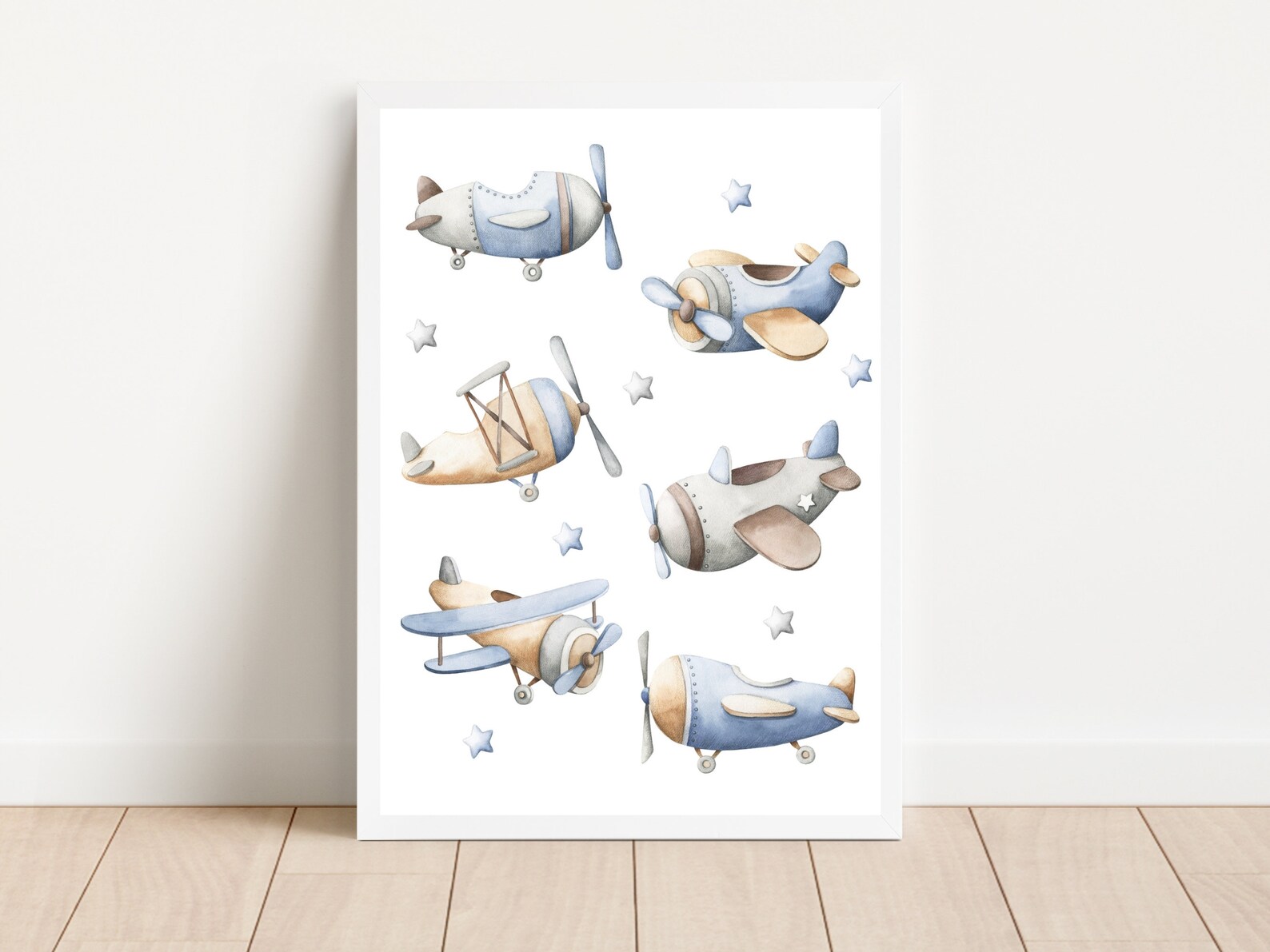 Watercolor Airplane Nursery Printable | Airplane Nursery Print ...