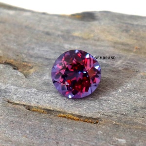 AAA+ Color Changing Natural Alexandrite Round Shape 7.90Ct Gemstone A Alexandrite Stone Size Is 11x 11x 7mm Loose Certified Faceted Gemstone