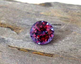 AAA+ Color Changing Natural Alexandrite Round Shape 7.90Ct Gemstone A Alexandrite Stone Size Is 11x 11x 7mm Loose Certified Faceted Gemstone