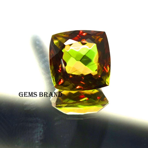 Zultanite Turque 16.75CT Coussin Forme Couleur Changeante Zultanite Naturelle Pierre Certifiée Lâche Zultanite Diaspore Anneau Zultanite Anneau!