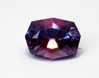 Natural Color Change Alexandrite Hexagon Cut Gemstone 10.95CT | Blue Purple | Rare Loose Stone | June Birthstone