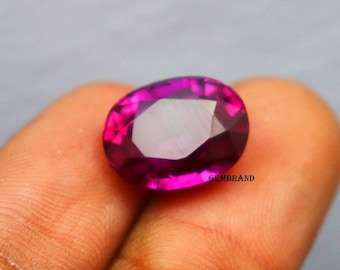 Oval Shape Natural Gemstone Purple Sapphire 11.35CT, 14X11X7MM, Ceylon Origin  Jewelry Making +AAA Flawless