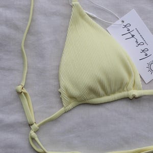 Triangle Bikini Top | Bermuda Citron