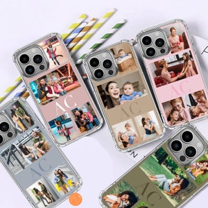 Personalised Photo Collage Phone Case Cover Shockproof For iPhone 14 12 11 15 96