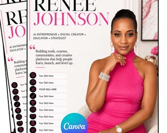 Entrepreneur Coaching Masterclass, Course Flyer Template: DIY Social Media Design (Canva)