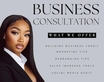 Business Consultation Flyer Template, DIY Coaching (Digital Download)