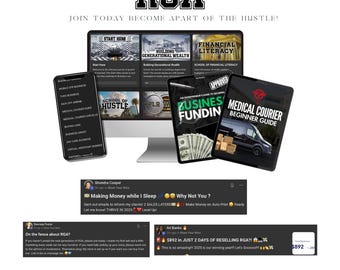 RGA Business Courses, MRR PLR Community, Canva Templates (Digital Products)