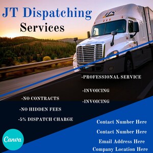 Freight Dispatch Flyer, Dispatching, Trucking Flyer, Truck Business Flyer, Freight Flyer, Business Flyer