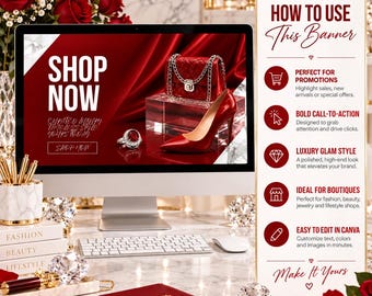 Red n White Web Banner Kit