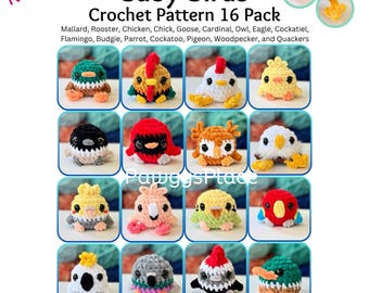 Little Critters Ultimate Baby Birds-haakpatroon zonder naaien, verpakking van 16 stuks