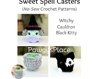 Little Critters Fantasy "Sweet Spell Casters" No-Sew 3 Pack Crochet Patterns