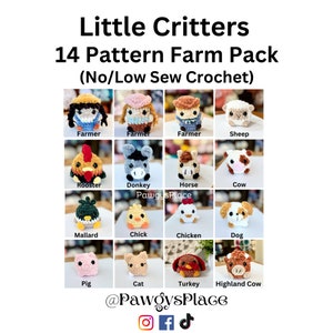 14 Pattern Little Critter Farm Pack