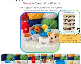 Little Critters Puppy Pals Accessories Pack No Sew Crochet Patterns