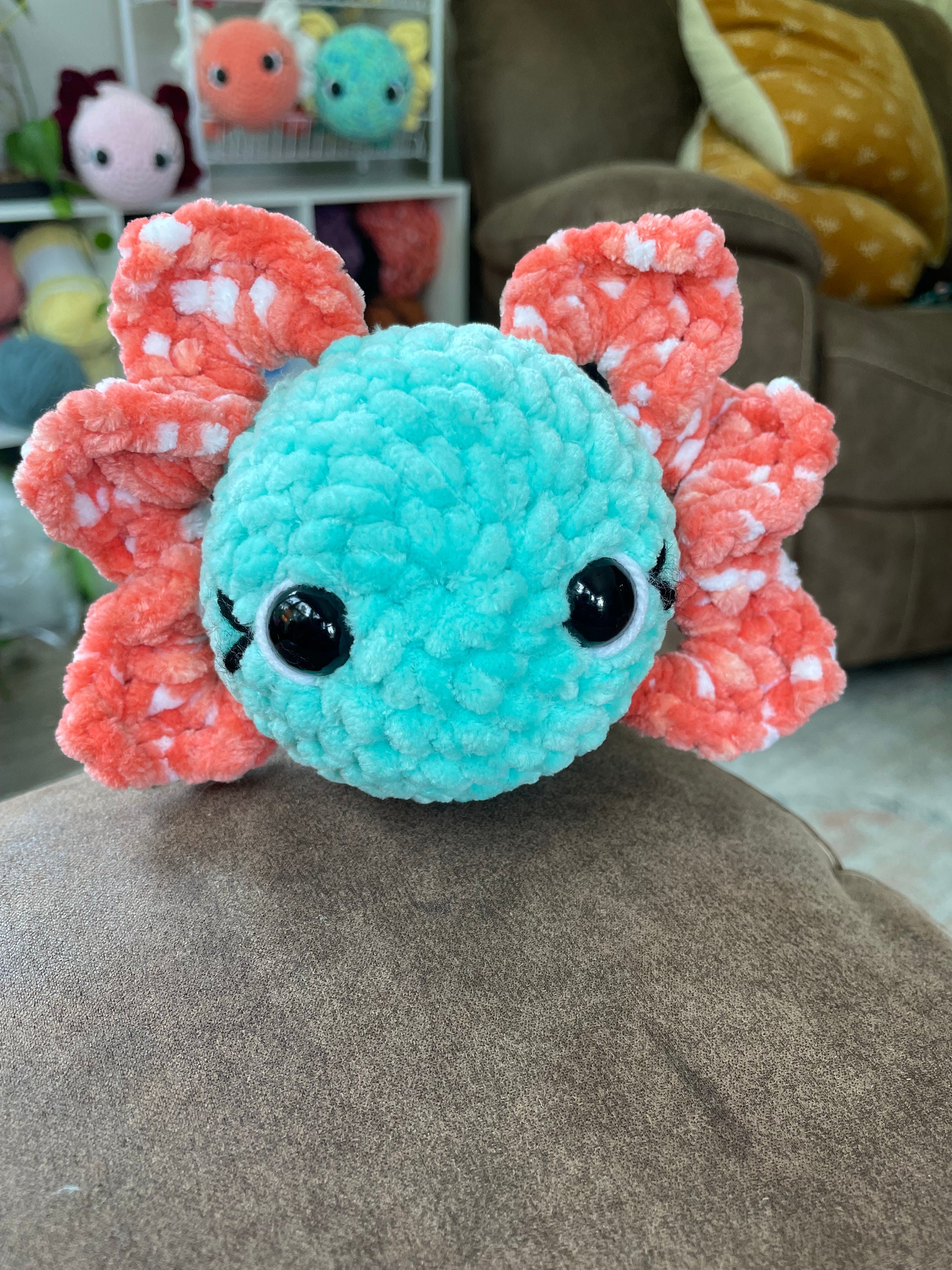 No Sew Axolotl Crochet Pattern Etsy México