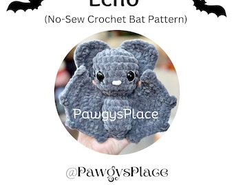 Echo the Bat No Sew Crochet Pattern