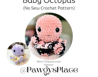 No Sew Baby Octopus Crochet Pattern