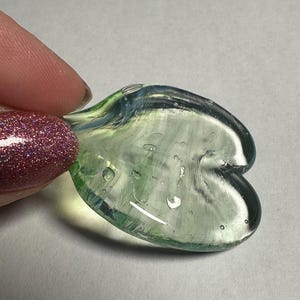 One of a Kind Glass Heart