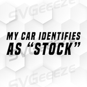 Ma voiture est identifiée comme étant stock svg, svg jdm, svg car guy, tuner svg de voiture