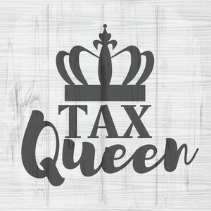 Belastingkoningin PNG | Accountant PNG | Boekhoudhumor | Grappige boekhoudkundige citaten