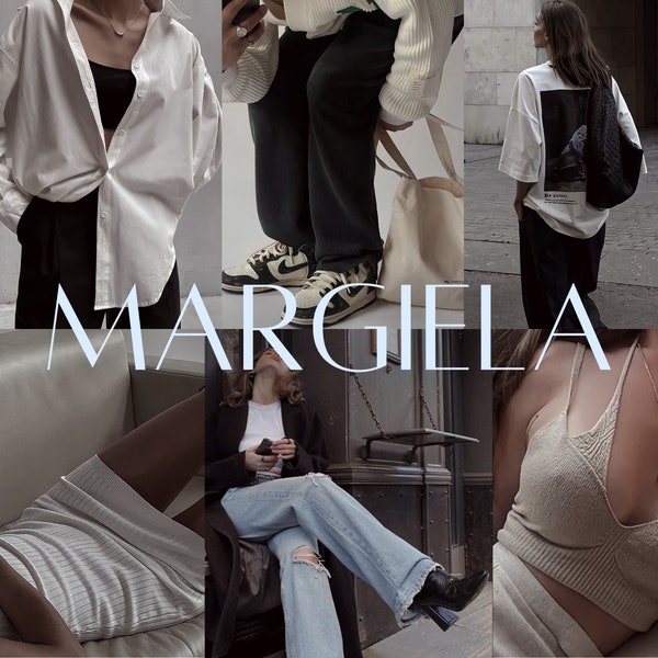 MARGIELA Lightroom Mobile & Desktop Voreinstellung | Influencer Blogger Preset | Weiches Minimalistisches Preset