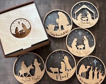 Nativity Ornament Set