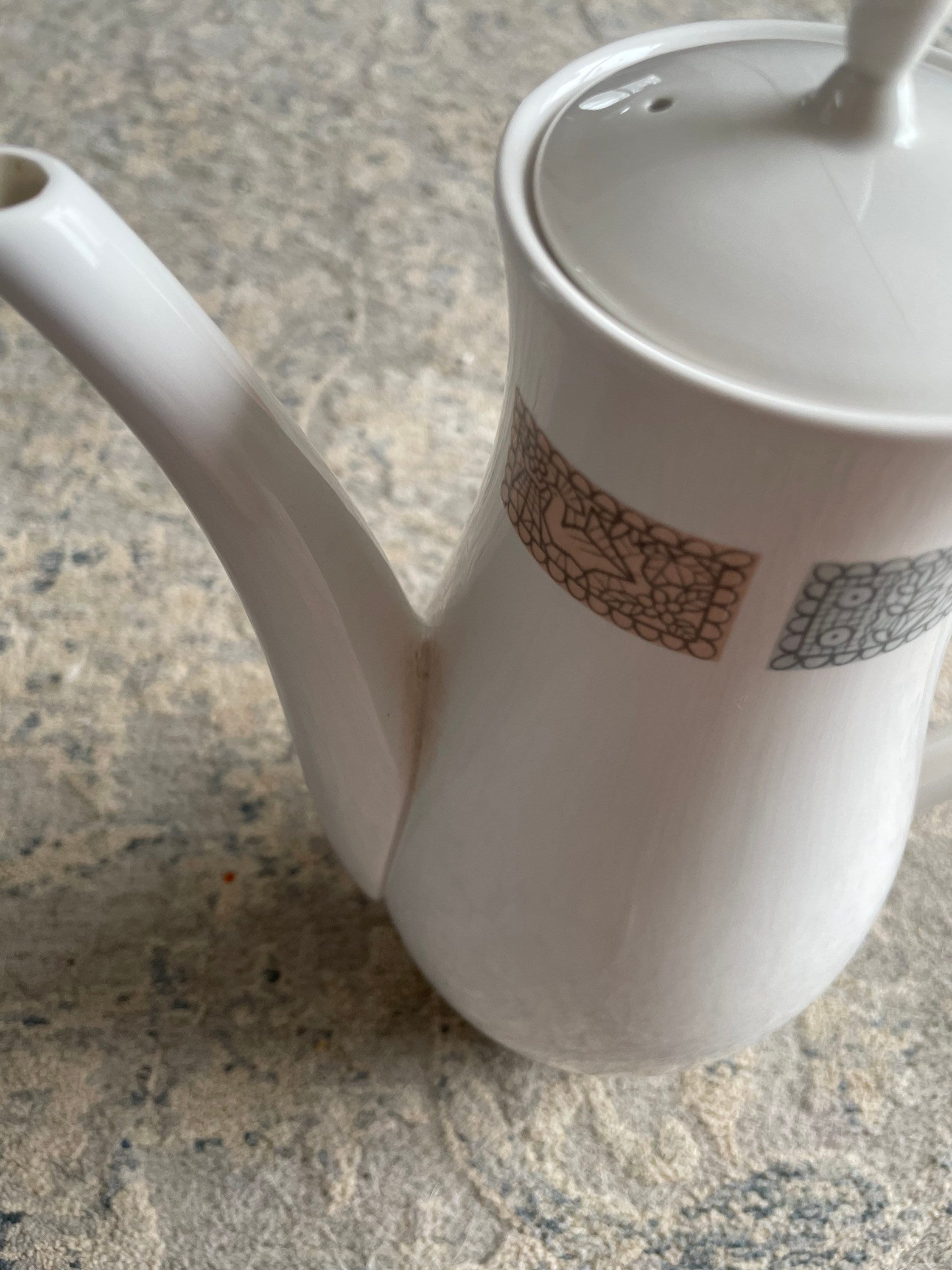 Vintage Ironstone Kokura Ware Teapot Etsy