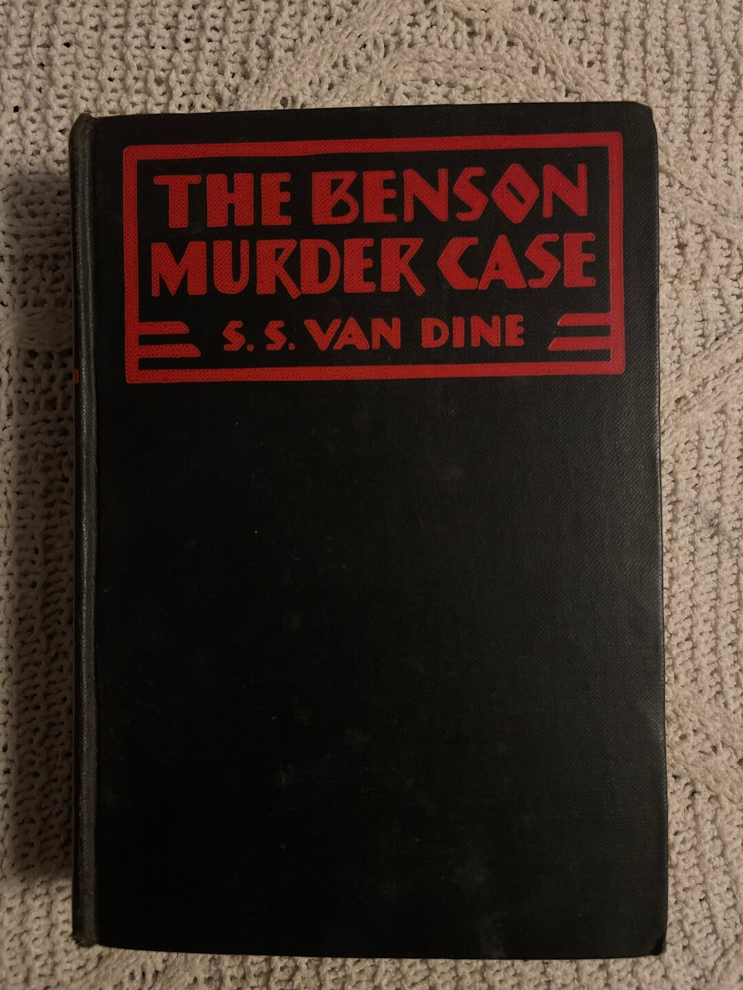 The Benson Murder Case A Philo Vance Story First Edition 1926. Etsy