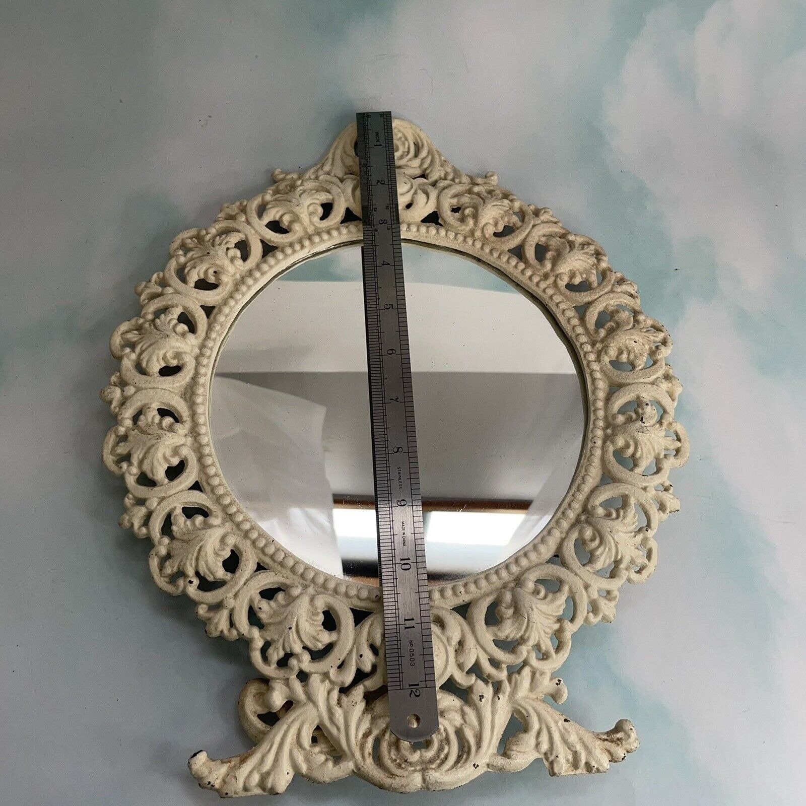 White Tabletop Vanity Mirror - Victoria Range