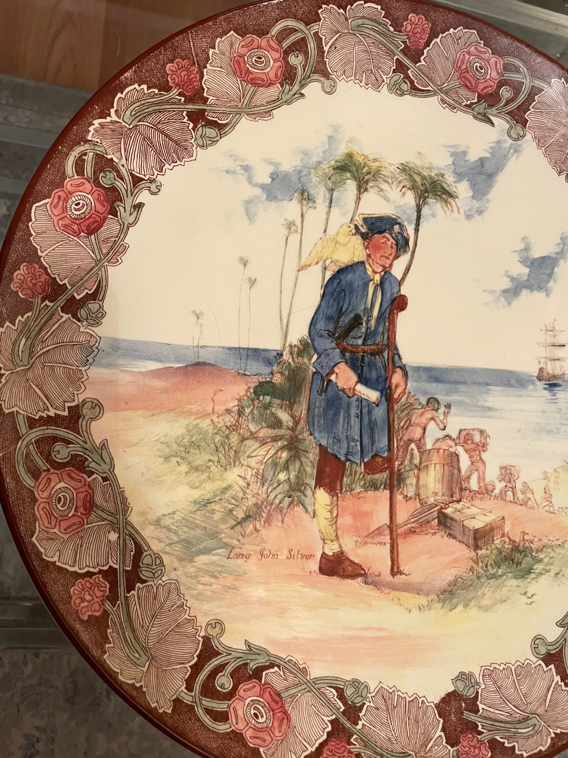 Royal Doulton Vintage 1941 Large 15 Long John Silver Platter Etsy