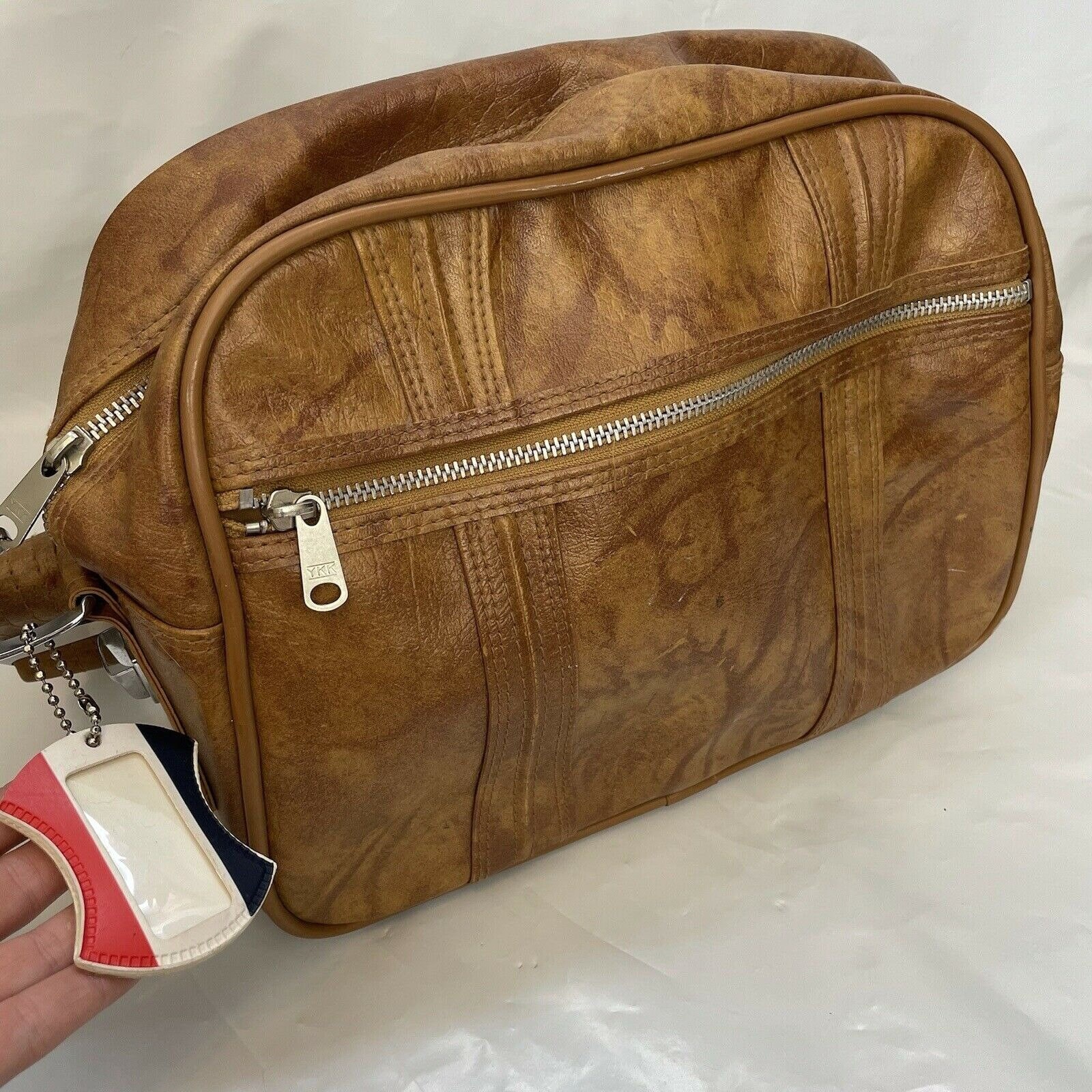 American Tourister Brown Leather Travel 