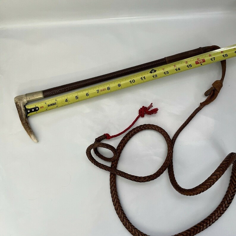 Art Deco Vintage Swaine Hunting Whip Riding Crop Antler Handle Etsy